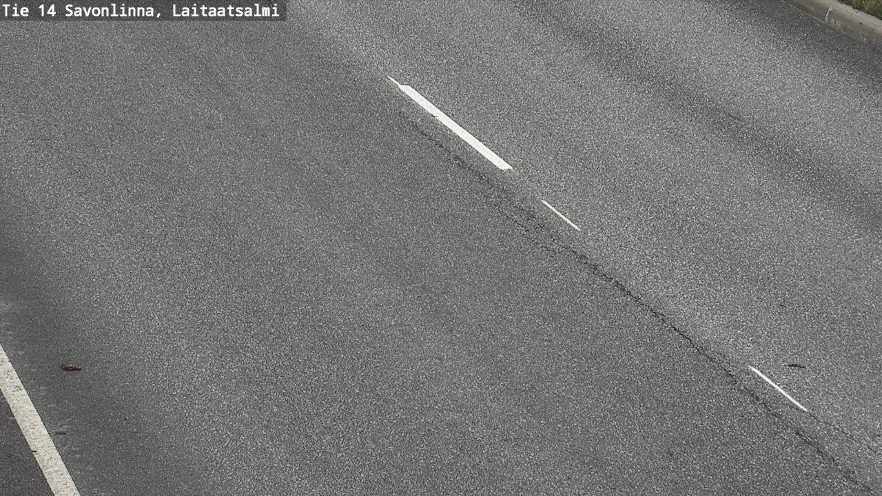 Weather Camera Image Road 14 Savonlinna, Laitaatsalmi, Savonlinna, Etelä-Savo