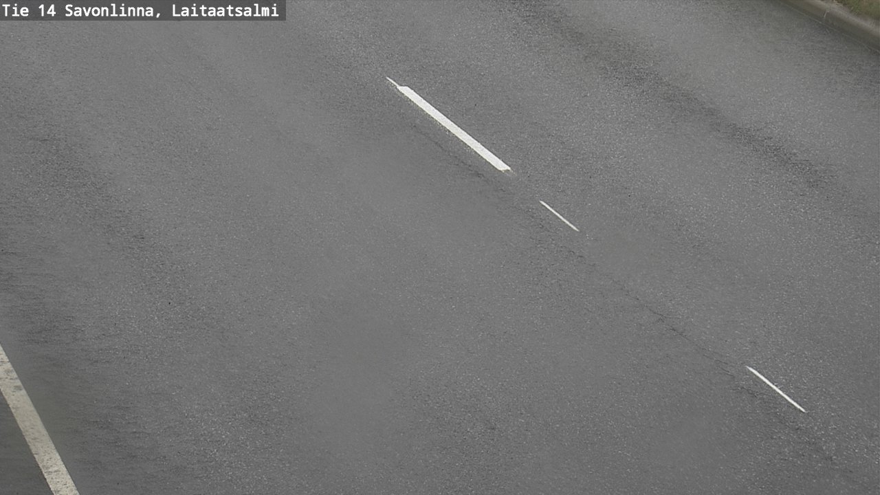 Weather Camera Image Road 14 Savonlinna, Laitaatsalmi, Savonlinna, Etelä-Savo