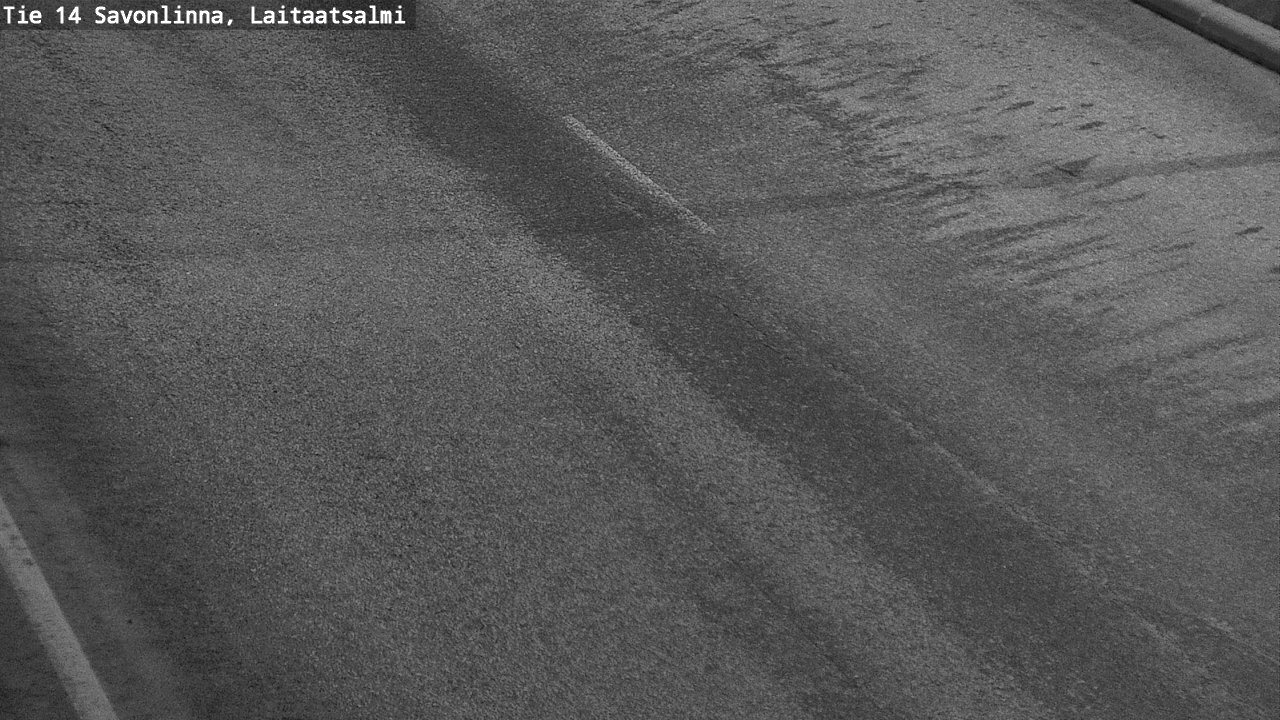 Weather Camera Image Väg 14 Nyslott, Laitaatsalmi, Savonlinna, Etelä-Savo