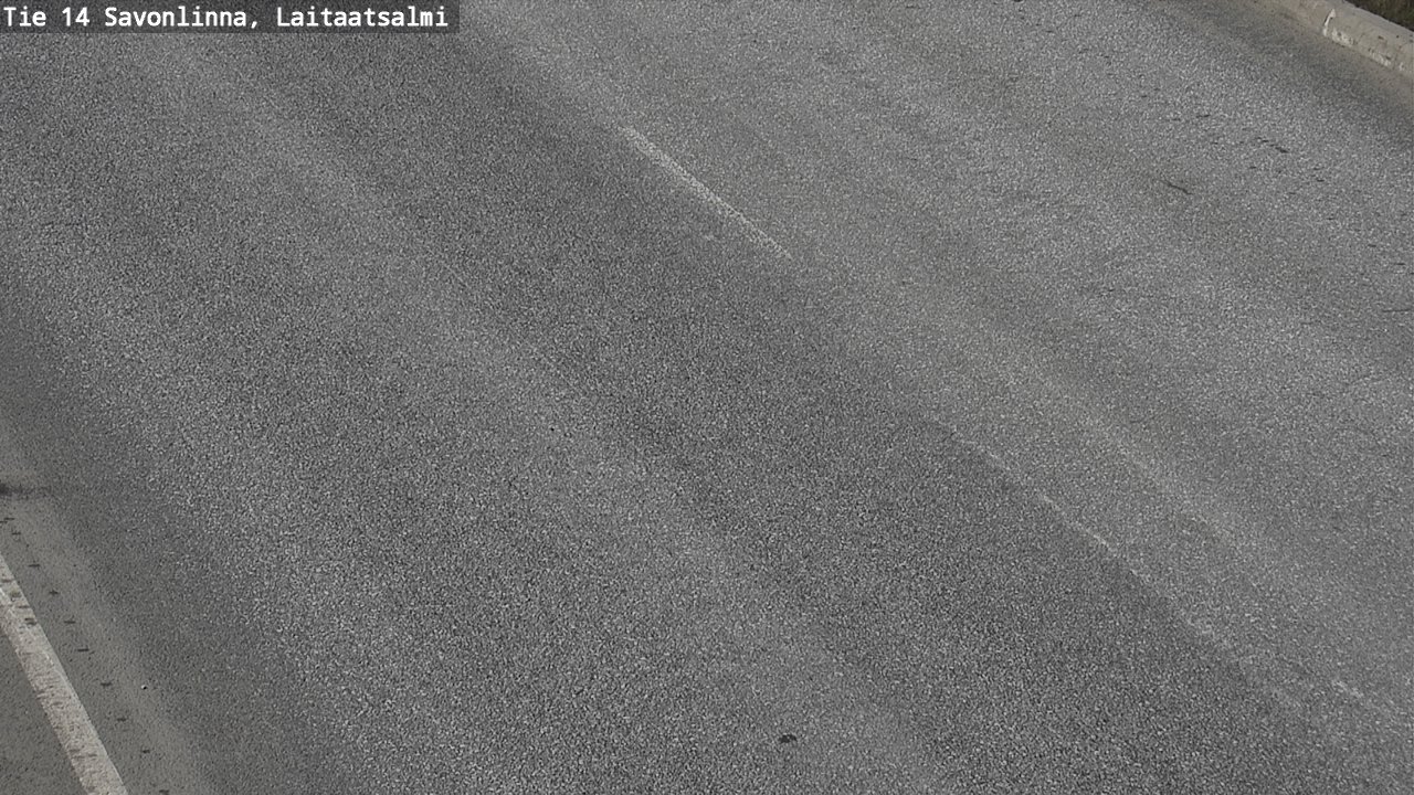 Weather Camera Image Väg 14 Nyslott, Laitaatsalmi, Savonlinna, Etelä-Savo