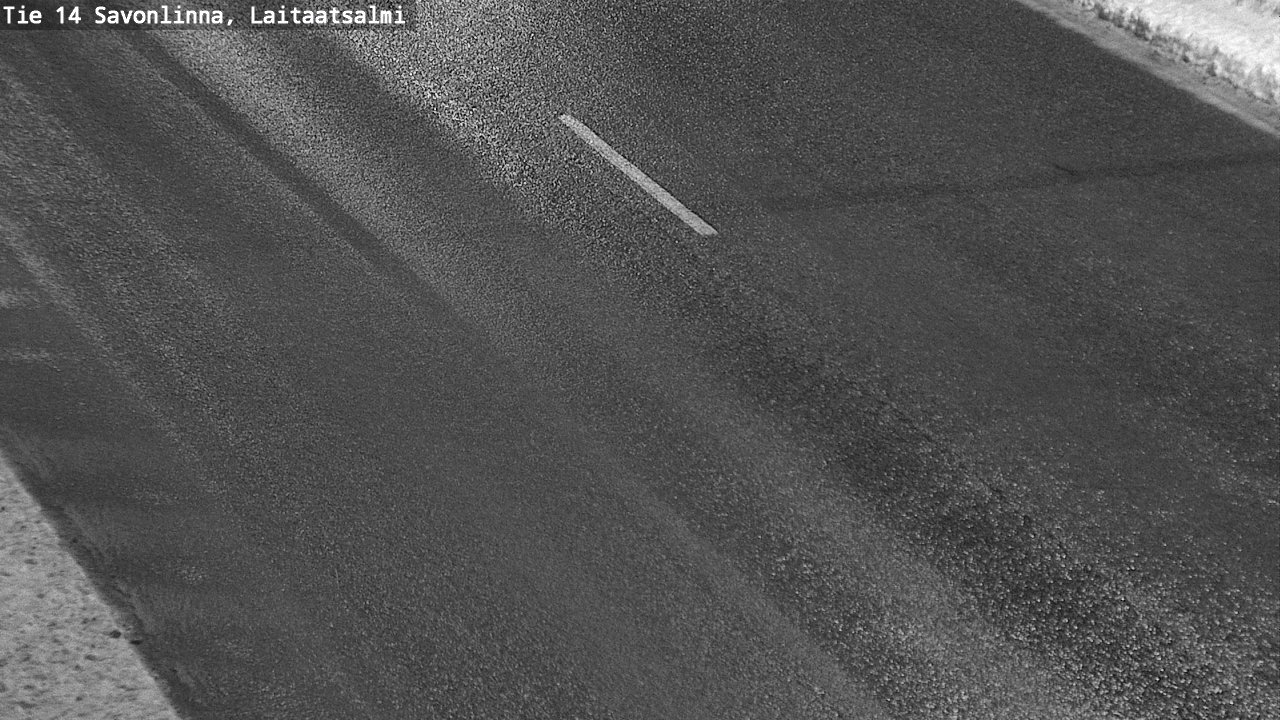 Weather Camera Image Väg 14 Nyslott, Laitaatsalmi, Savonlinna, Etelä-Savo