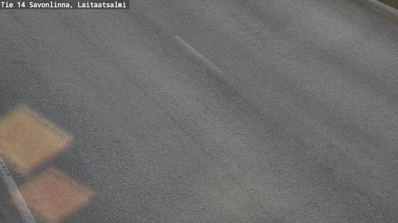 Weather Camera Image Väg 14 Nyslott, Laitaatsalmi, Savonlinna, Etelä-Savo