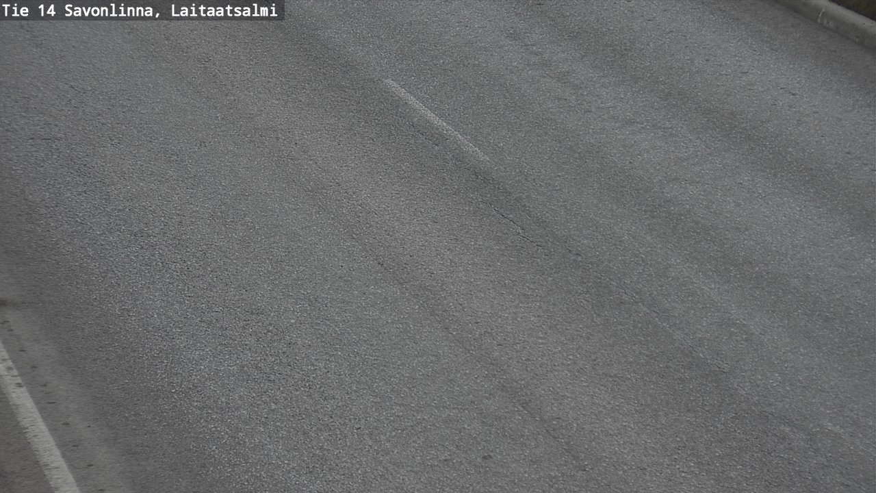 Weather Camera Image Väg 14 Nyslott, Laitaatsalmi, Savonlinna, Etelä-Savo