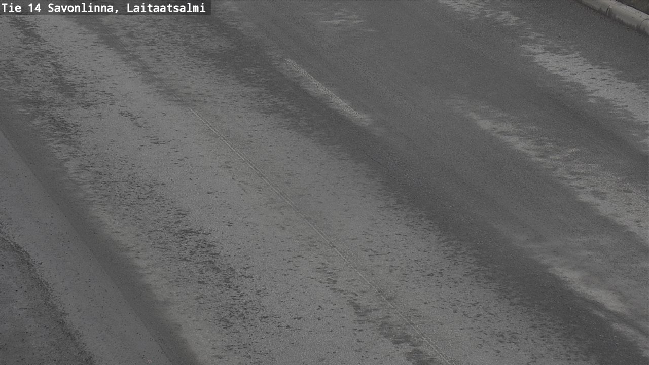 Weather Camera Image Road 14 Savonlinna, Laitaatsalmi, Savonlinna, Etelä-Savo