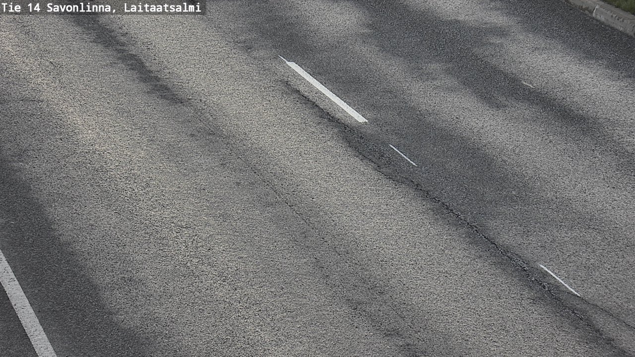 Weather Camera Image Väg 14 Nyslott, Laitaatsalmi, Savonlinna, Etelä-Savo
