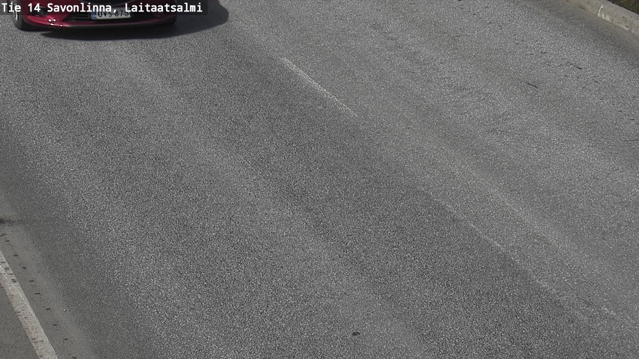 Weather Camera Image Väg 14 Nyslott, Laitaatsalmi, Savonlinna, Etelä-Savo