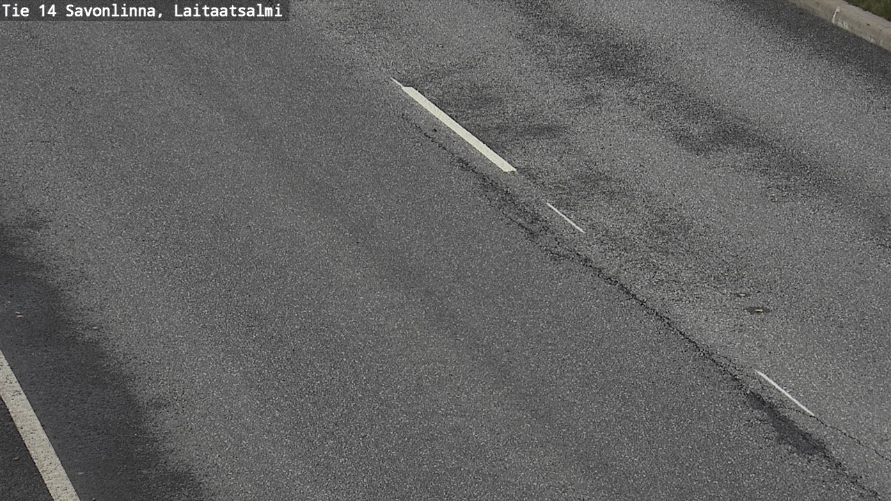 Weather Camera Image Väg 14 Nyslott, Laitaatsalmi, Savonlinna, Etelä-Savo