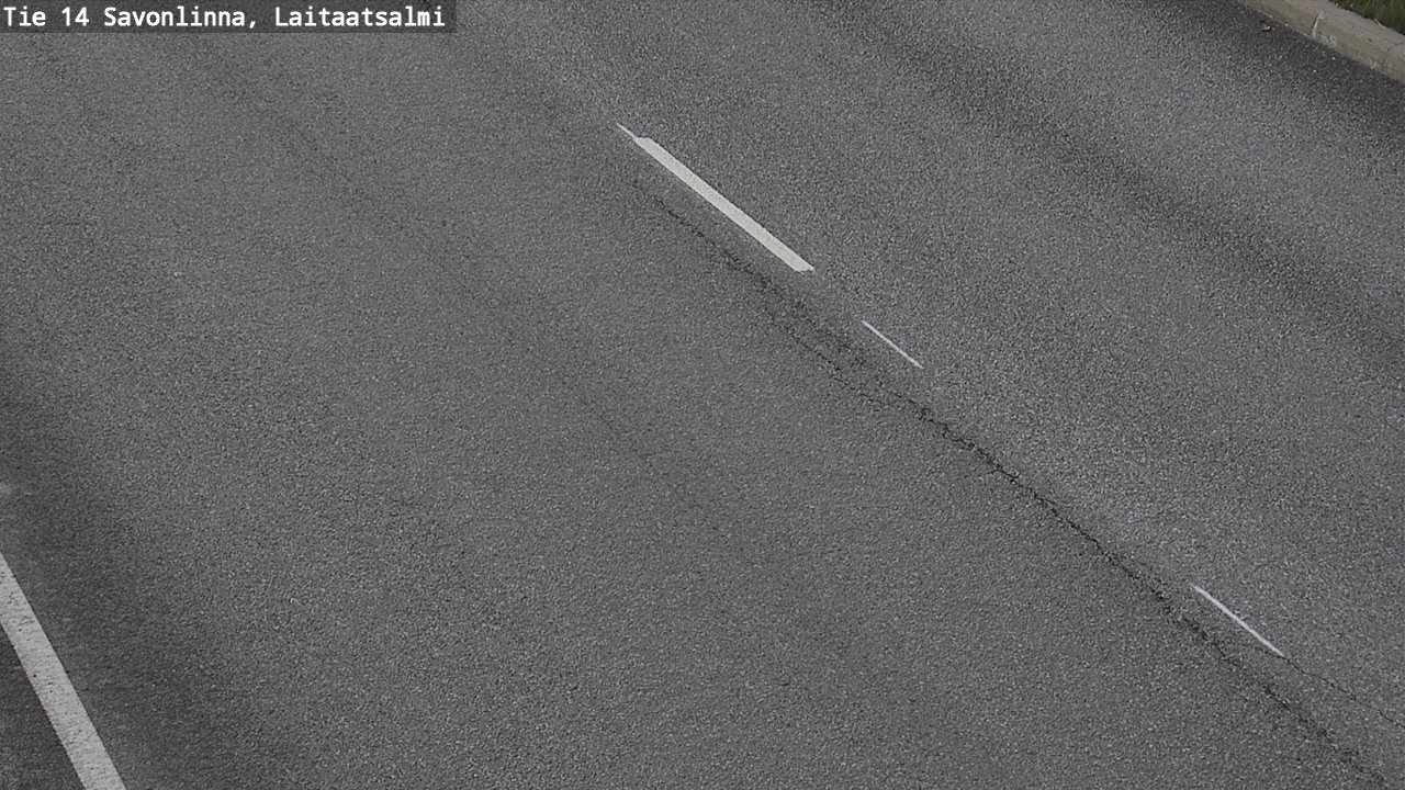 Weather Camera Image Road 14 Savonlinna, Laitaatsalmi, Savonlinna, Etelä-Savo