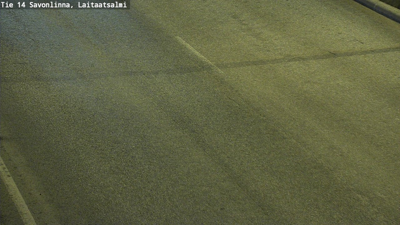 Weather Camera Image Väg 14 Nyslott, Laitaatsalmi, Savonlinna, Etelä-Savo