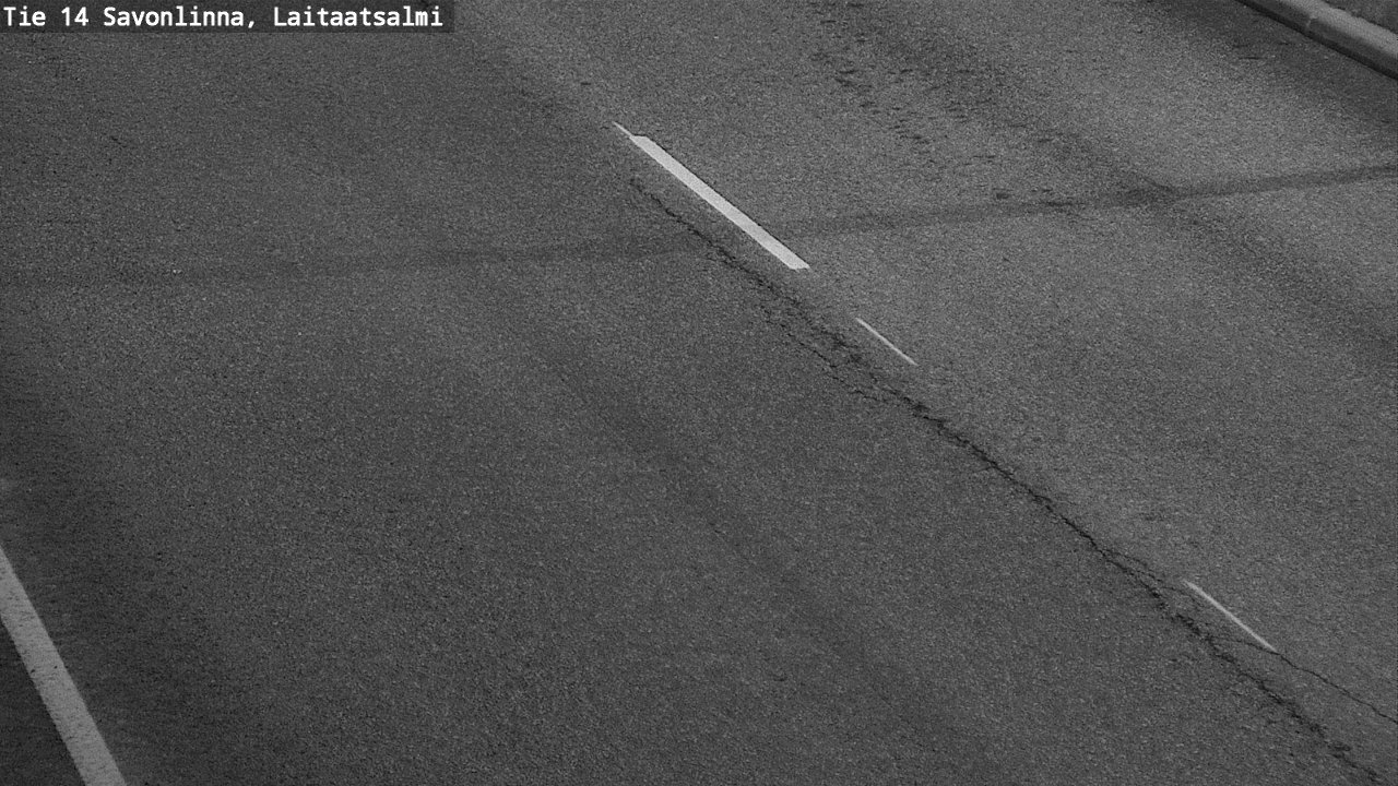 Weather Camera Image Väg 14 Nyslott, Laitaatsalmi, Savonlinna, Etelä-Savo