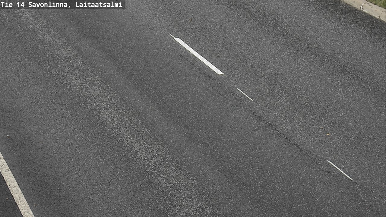 Weather Camera Image Väg 14 Nyslott, Laitaatsalmi, Savonlinna, Etelä-Savo