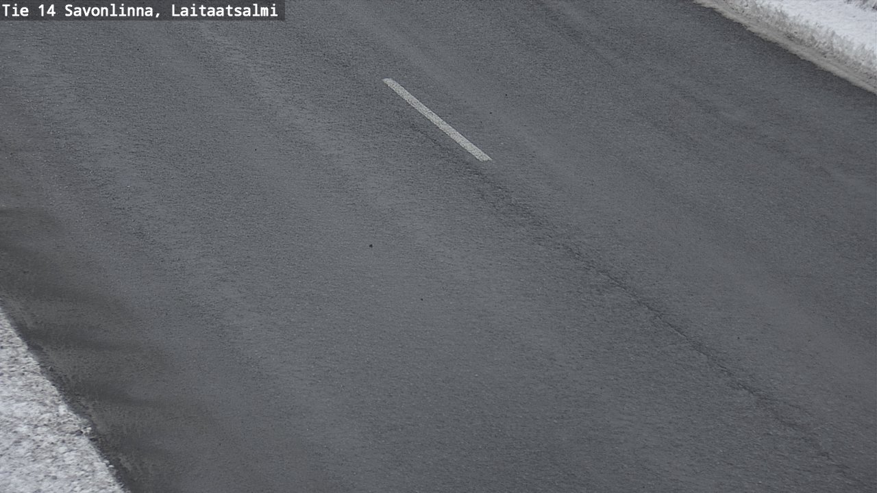 Weather Camera Image Väg 14 Nyslott, Laitaatsalmi, Savonlinna, Etelä-Savo