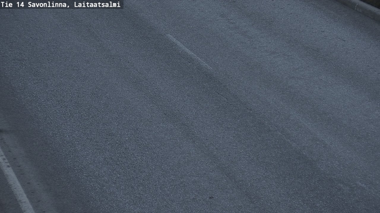 Weather Camera Image Väg 14 Nyslott, Laitaatsalmi, Savonlinna, Etelä-Savo