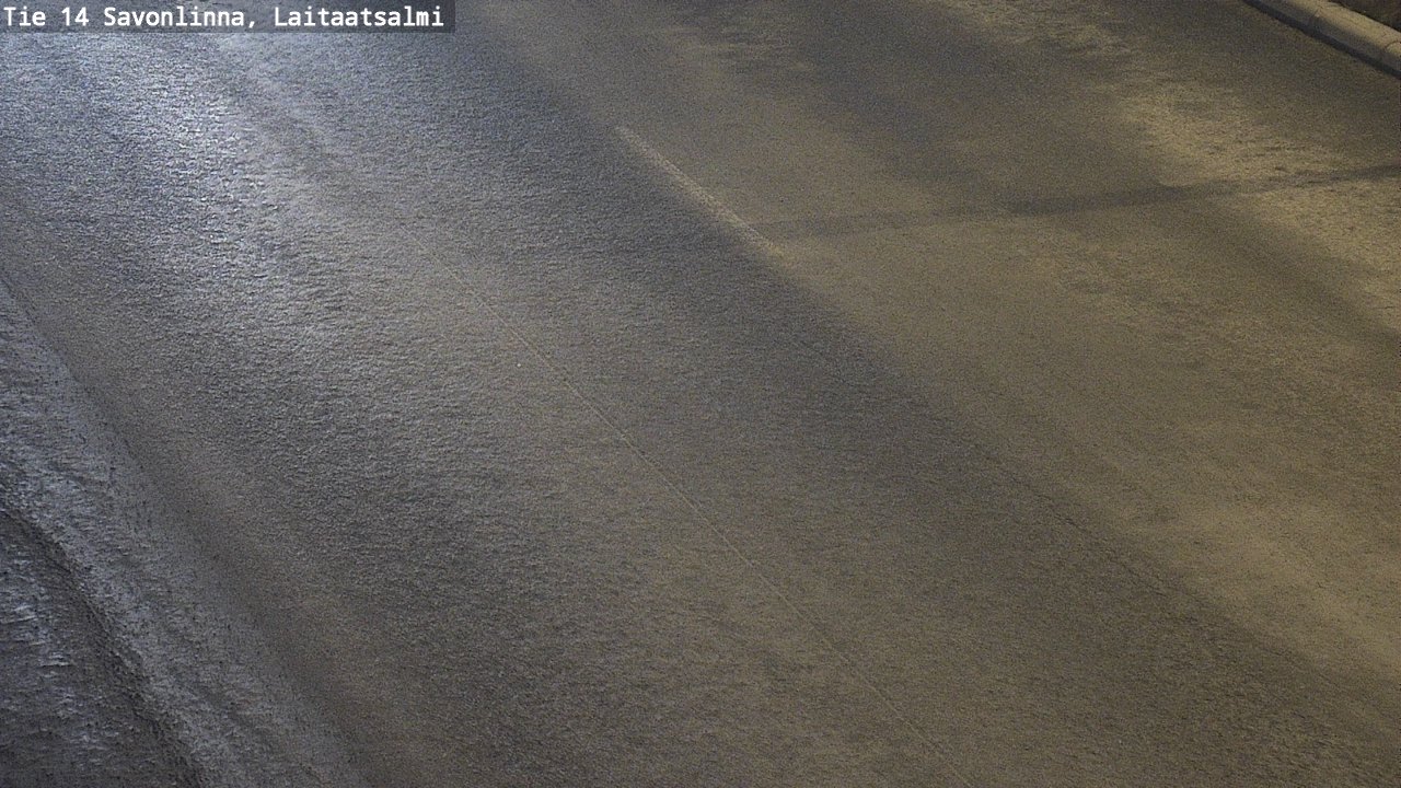 Weather Camera Image Road 14 Savonlinna, Laitaatsalmi, Savonlinna, Etelä-Savo