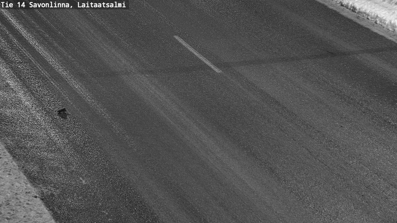Weather Camera Image Väg 14 Nyslott, Laitaatsalmi, Savonlinna, Etelä-Savo