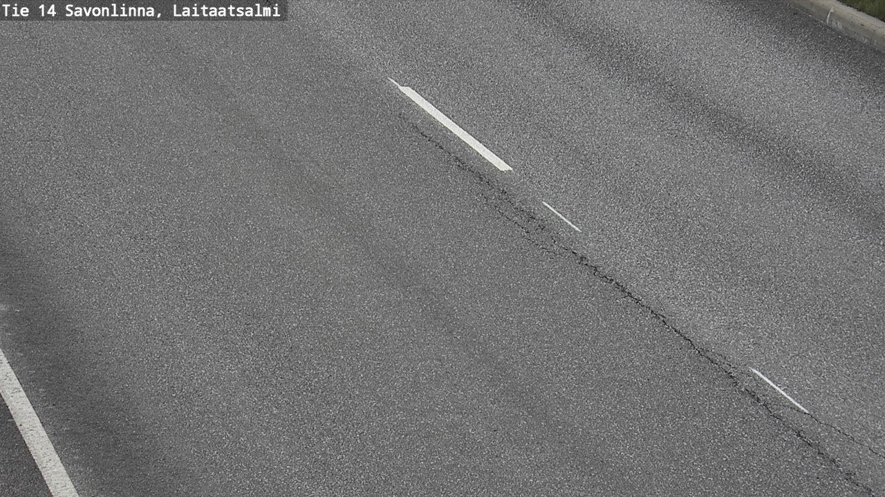 Weather Camera Image Väg 14 Nyslott, Laitaatsalmi, Savonlinna, Etelä-Savo