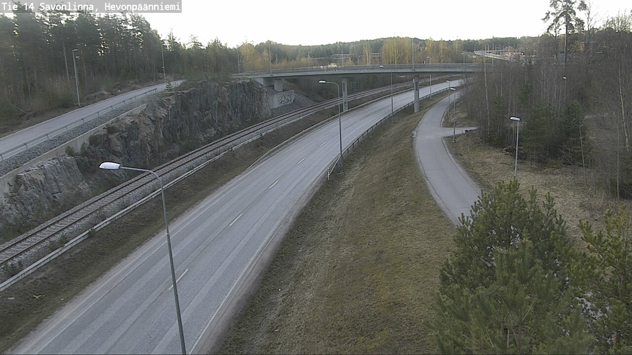 Weather Camera Image Road 14 Savonlinna, Hevonpäänniem, Savonlinna, Etelä-Savo
