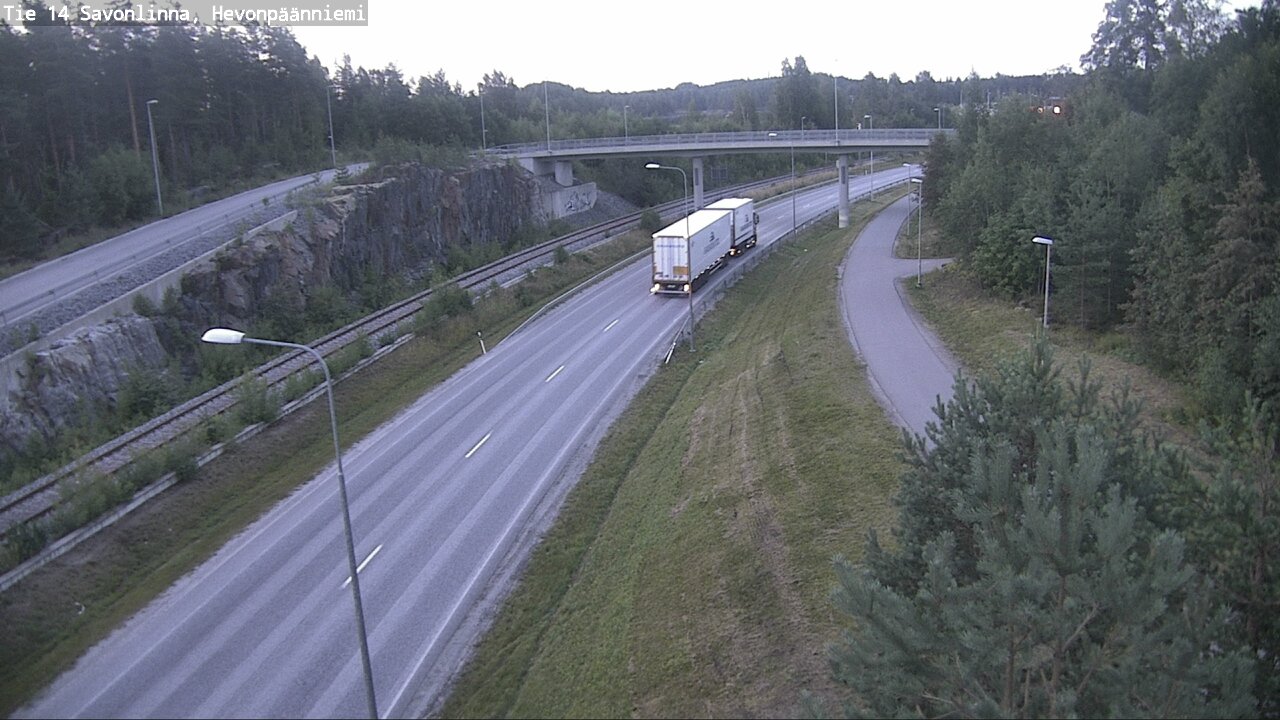 Kelikamerat Kuva Tie 14 Savonlinna, Hevonpäänniemi, Savonlinna, Etelä-Savo