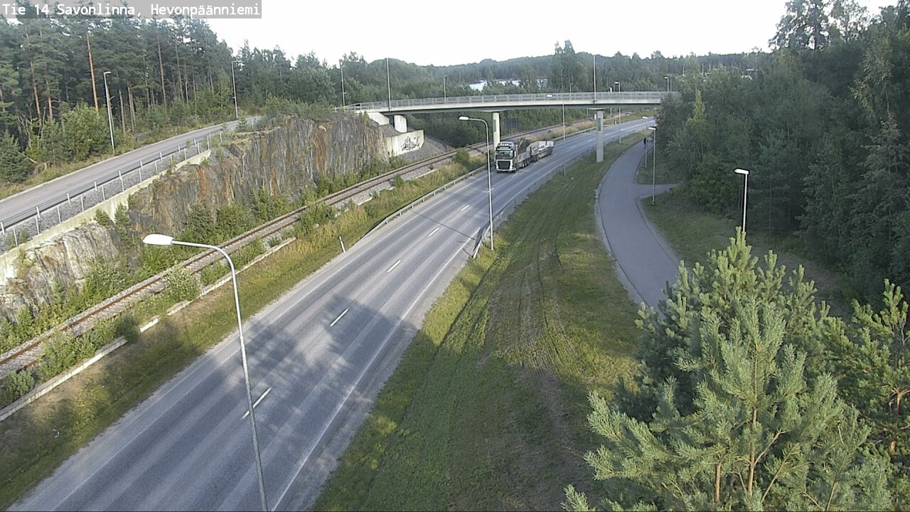 Kelikamerat Kuva Tie 14 Savonlinna, Hevonpäänniemi, Savonlinna, Etelä-Savo