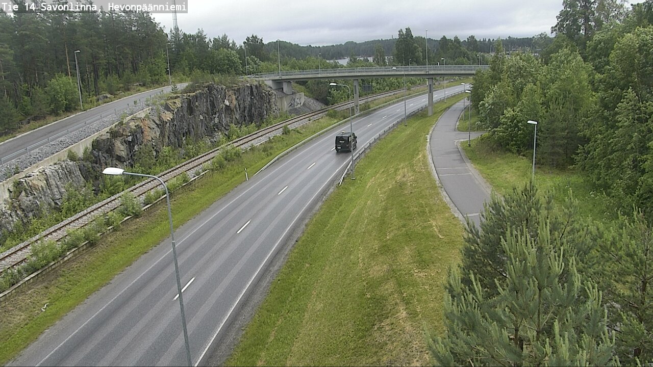 Kelikamerat Kuva Tie 14 Savonlinna, Hevonpäänniemi, Savonlinna, Etelä-Savo