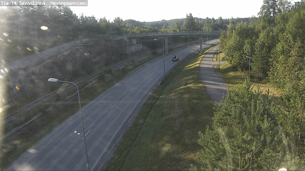 Weather Camera Image Road 14 Savonlinna, Hevonpäänniem, Savonlinna, Etelä-Savo