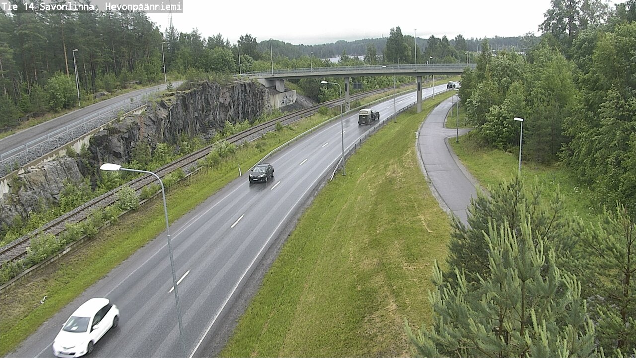 Kelikamerat Kuva Tie 14 Savonlinna, Hevonpäänniemi, Savonlinna, Etelä-Savo