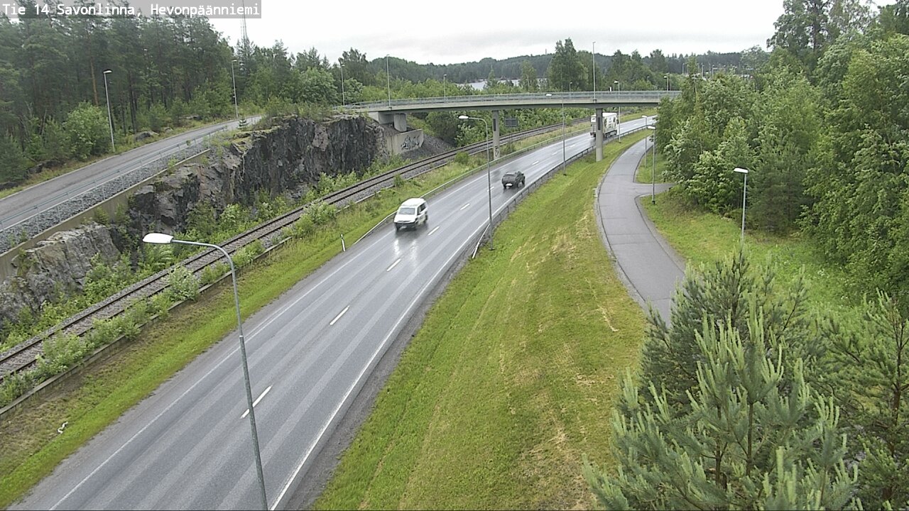 Kelikamerat Kuva Tie 14 Savonlinna, Hevonpäänniemi, Savonlinna, Etelä-Savo