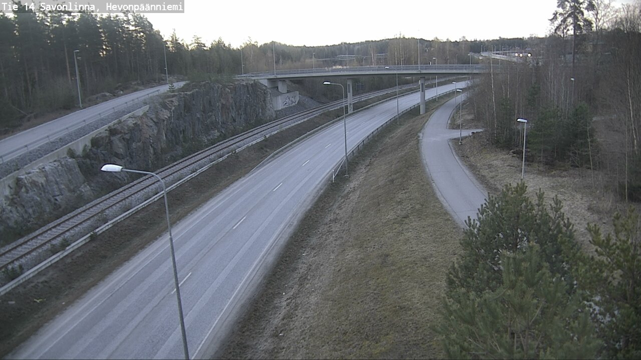 Weather Camera Image Road 14 Savonlinna, Hevonpäänniem, Savonlinna, Etelä-Savo