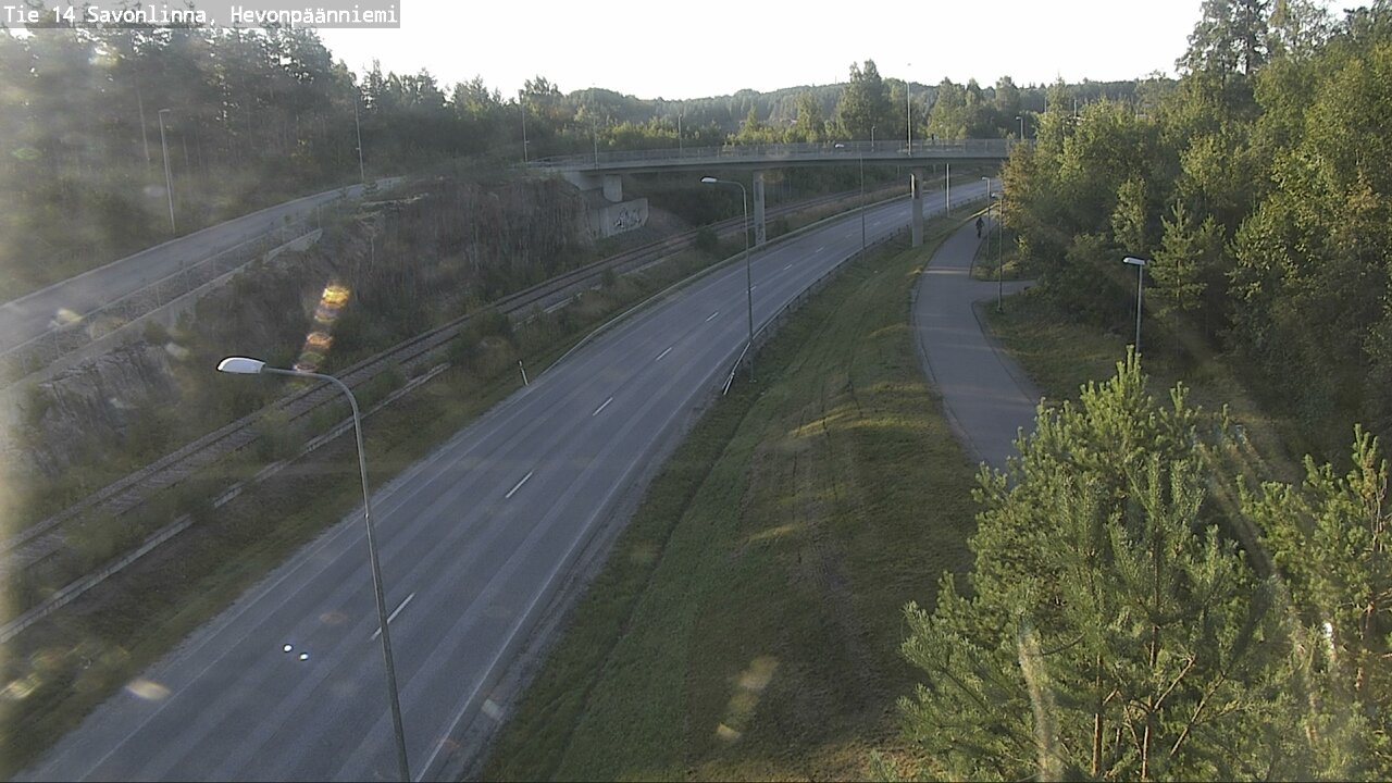 Weather Camera Image Road 14 Savonlinna, Hevonpäänniem, Savonlinna, Etelä-Savo