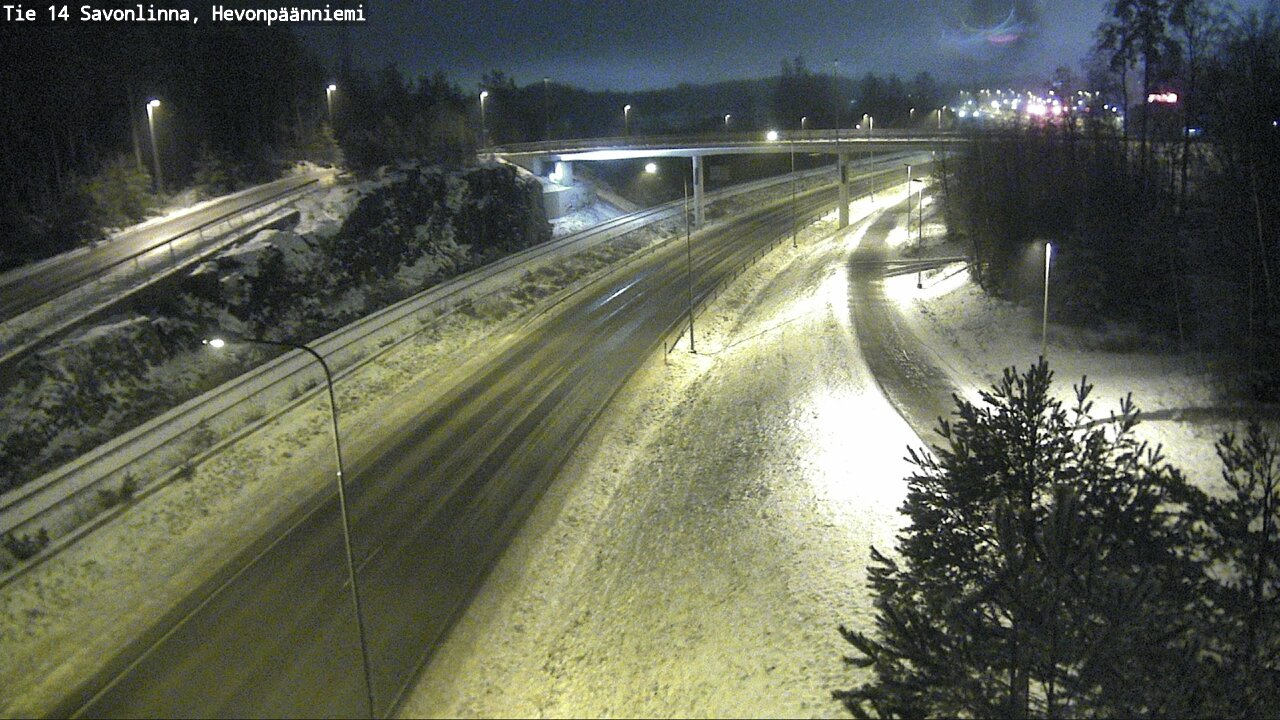 Weather Camera Image Väg 14 Nyslott, Hevonpäänniemi, Savonlinna, Etelä-Savo