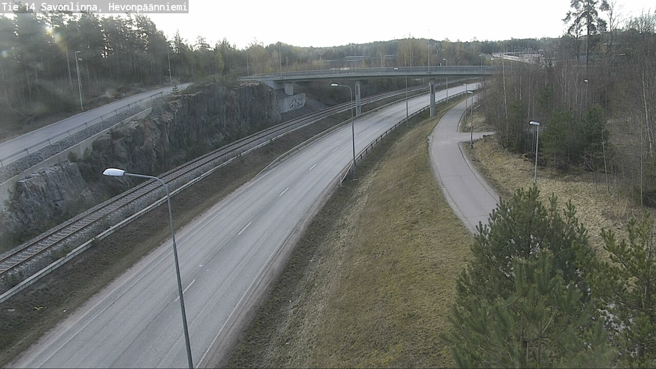Weather Camera Image Road 14 Savonlinna, Hevonpäänniem, Savonlinna, Etelä-Savo