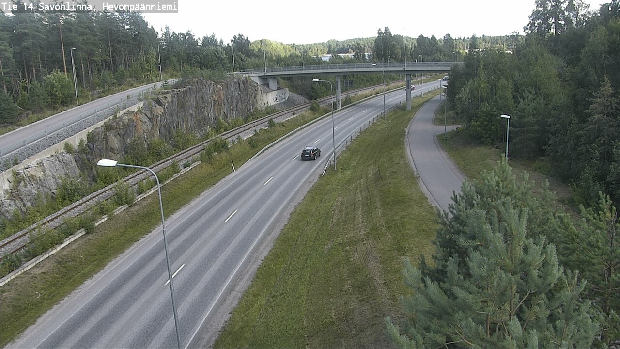 Kelikamerat Kuva Tie 14 Savonlinna, Hevonpäänniemi, Savonlinna, Etelä-Savo