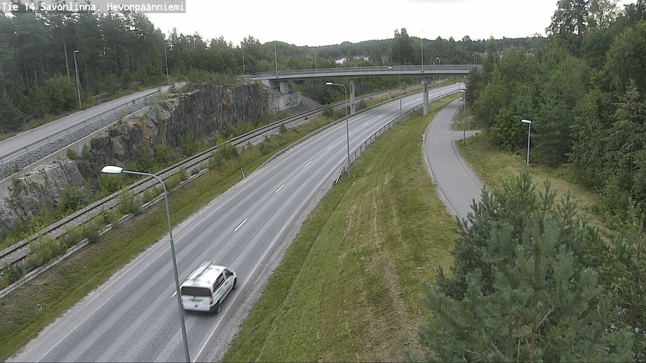 Weather Camera Image Road 14 Savonlinna, Hevonpäänniem, Savonlinna, Etelä-Savo