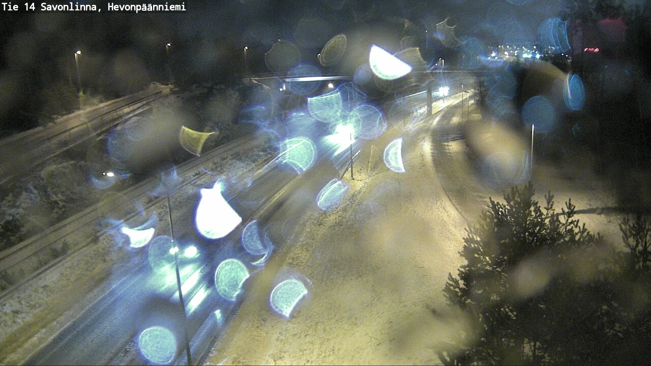 Weather Camera Image Väg 14 Nyslott, Hevonpäänniemi, Savonlinna, Etelä-Savo