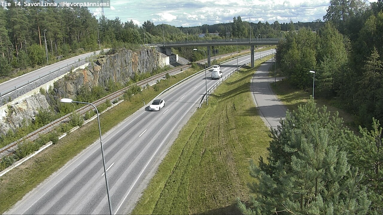 Kelikamerat Kuva Tie 14 Savonlinna, Hevonpäänniemi, Savonlinna, Etelä-Savo