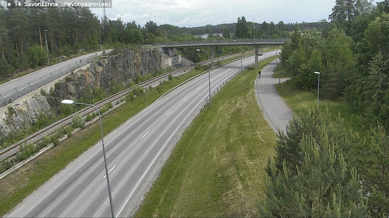 Kelikamerat Kuva Tie 14 Savonlinna, Hevonpäänniemi, Savonlinna, Etelä-Savo