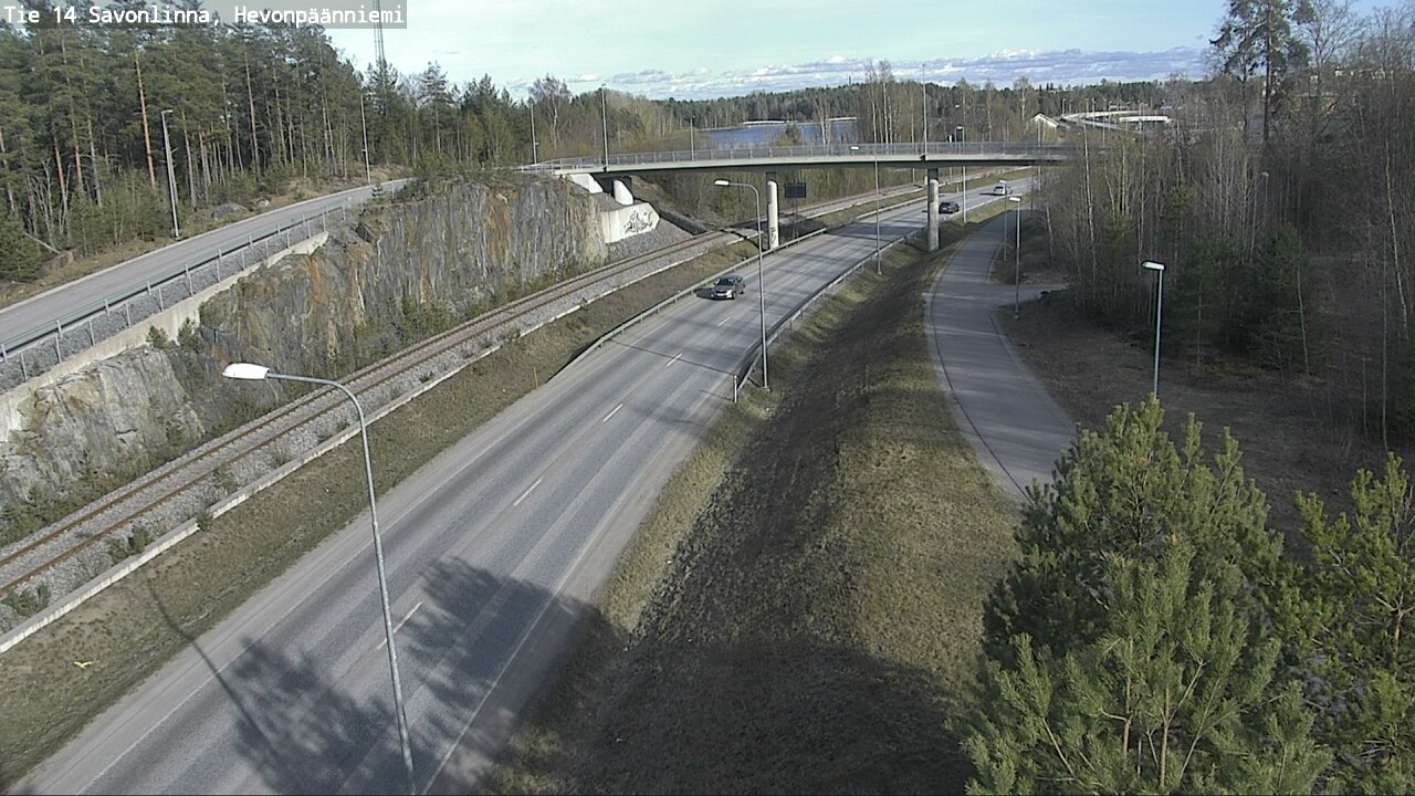 Kelikamerat Kuva Tie 14 Savonlinna, Hevonpäänniemi, Savonlinna, Etelä-Savo