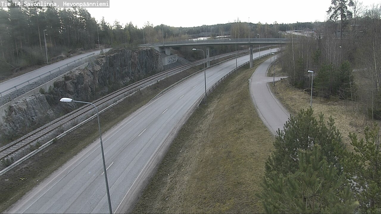 Weather Camera Image Road 14 Savonlinna, Hevonpäänniem, Savonlinna, Etelä-Savo