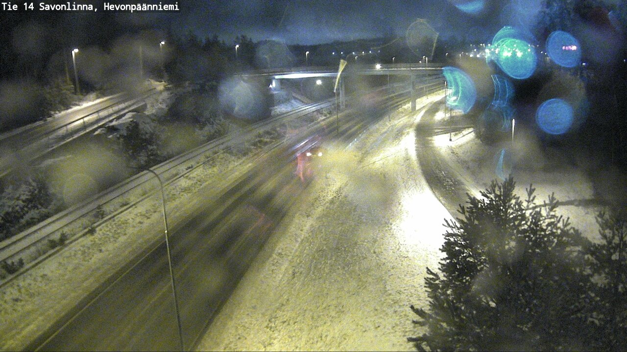 Weather Camera Image Väg 14 Nyslott, Hevonpäänniemi, Savonlinna, Etelä-Savo