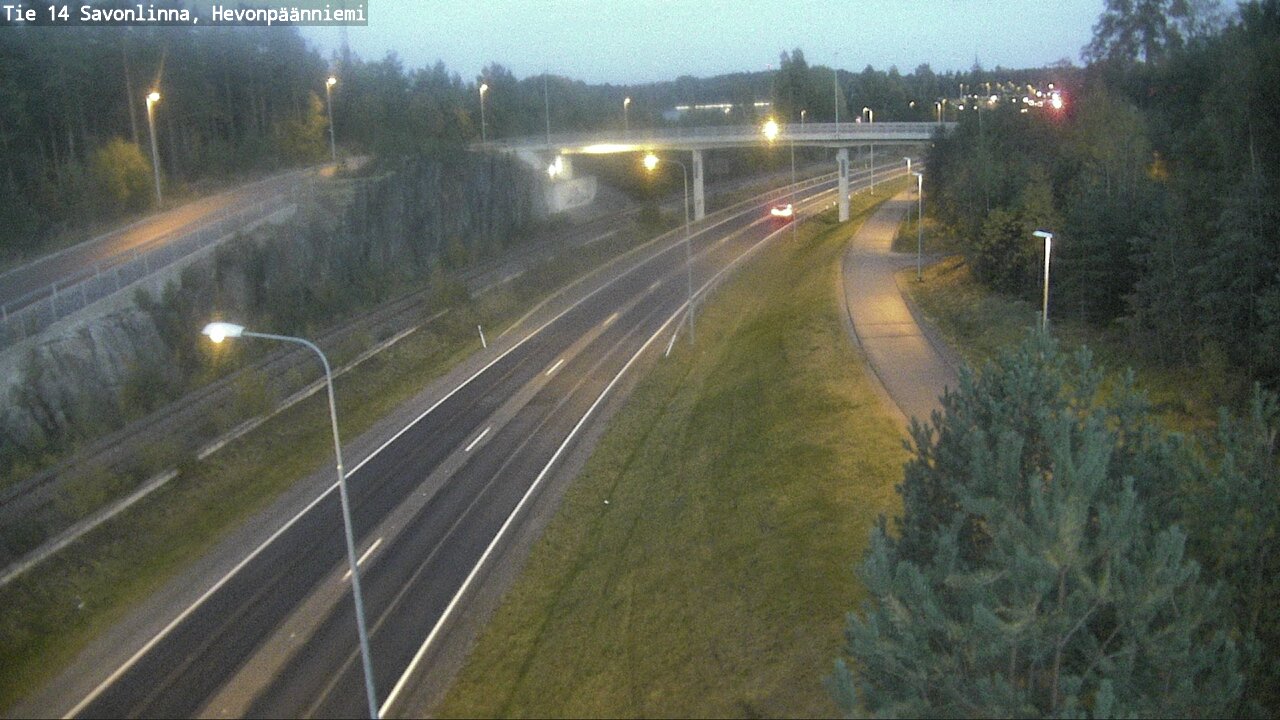 Kelikamerat Kuva Tie 14 Savonlinna, Hevonpäänniemi, Savonlinna, Etelä-Savo