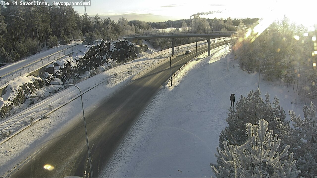 Weather Camera Image Road 14 Savonlinna, Hevonpäänniem, Savonlinna, Etelä-Savo