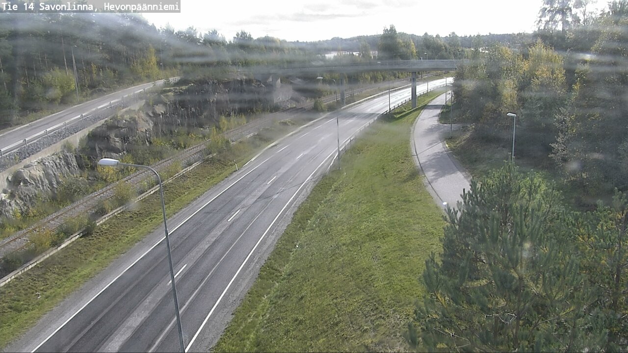 Weather Camera Image Road 14 Savonlinna, Hevonpäänniem, Savonlinna, Etelä-Savo