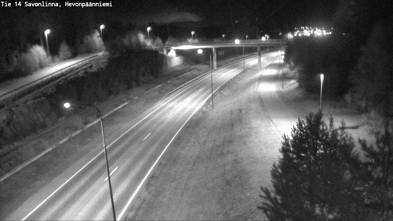 Weather Camera Image Väg 14 Nyslott, Hevonpäänniemi, Savonlinna, Etelä-Savo