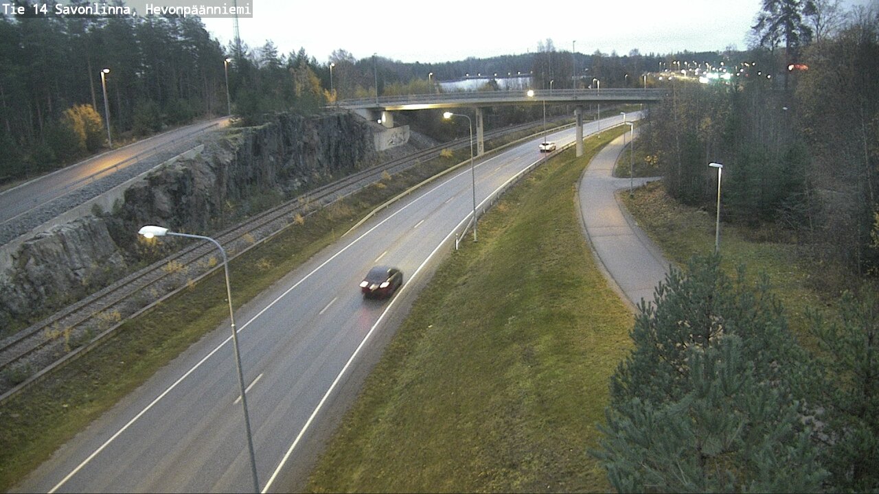 Kelikamerat Kuva Tie 14 Savonlinna, Hevonpäänniemi, Savonlinna, Etelä-Savo