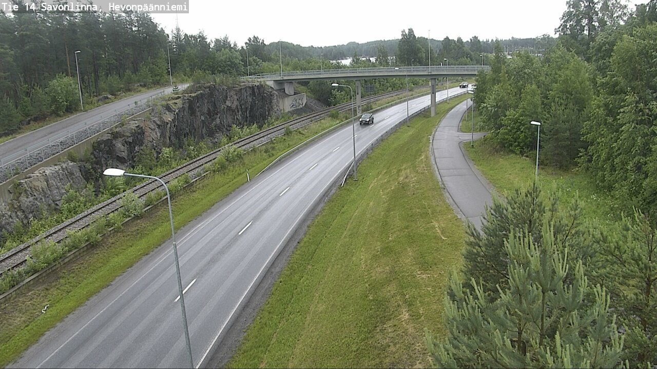 Kelikamerat Kuva Tie 14 Savonlinna, Hevonpäänniemi, Savonlinna, Etelä-Savo