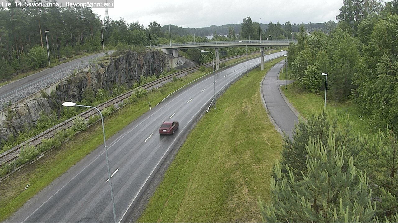 Kelikamerat Kuva Tie 14 Savonlinna, Hevonpäänniemi, Savonlinna, Etelä-Savo