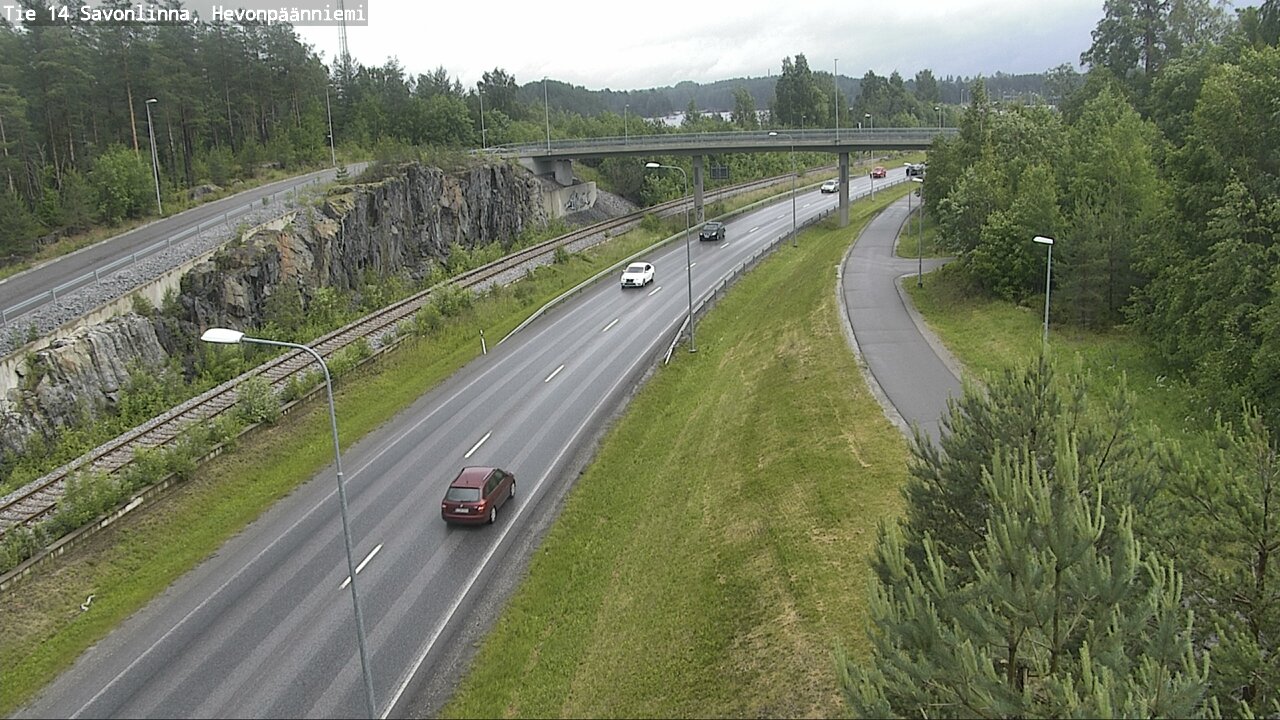 Kelikamerat Kuva Tie 14 Savonlinna, Hevonpäänniemi, Savonlinna, Etelä-Savo