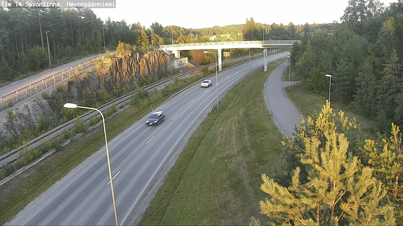 Kelikamerat Kuva Tie 14 Savonlinna, Hevonpäänniemi, Savonlinna, Etelä-Savo