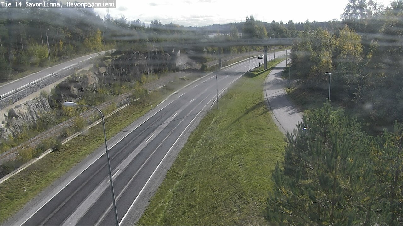 Weather Camera Image Road 14 Savonlinna, Hevonpäänniem, Savonlinna, Etelä-Savo