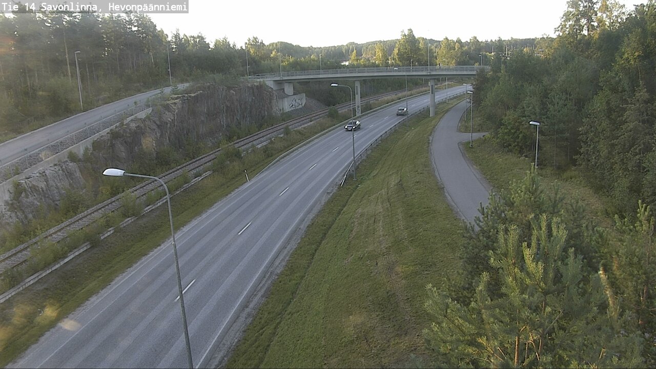 Weather Camera Image Road 14 Savonlinna, Hevonpäänniem, Savonlinna, Etelä-Savo